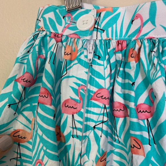 Magnolia Park Womens Flamingo Print skirt Size Large - Picture 5 of 8